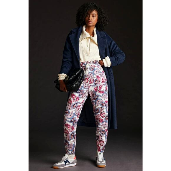 NWT Magali Pascal Printed Pants - Small - Picture 1 of 8